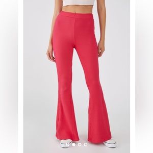 Urban Outfitters Red Flare Pants - size M